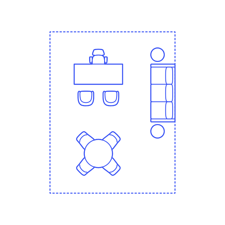 Layouts Private Offices Standard Center Suite Stencil Svg Design File Free Vectors